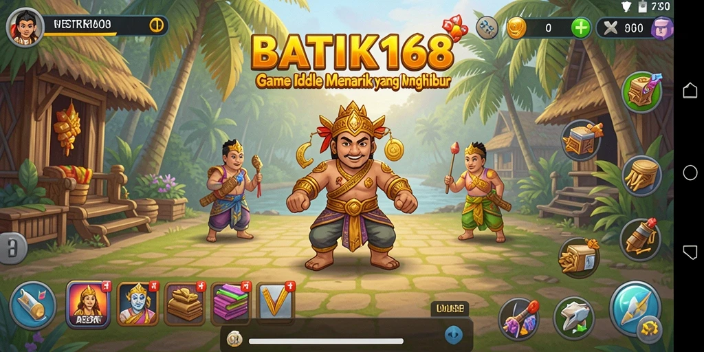 Tampilan gameplay Idle yang menarik dari BATIK168.
