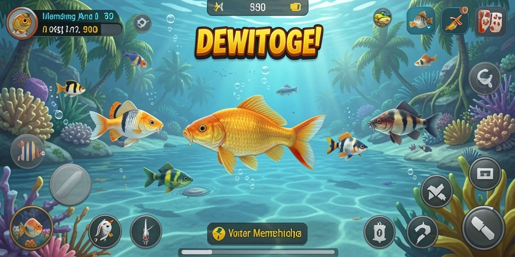 Gameplay seru memancing di DEWITOGEL dengan grafis menawan.