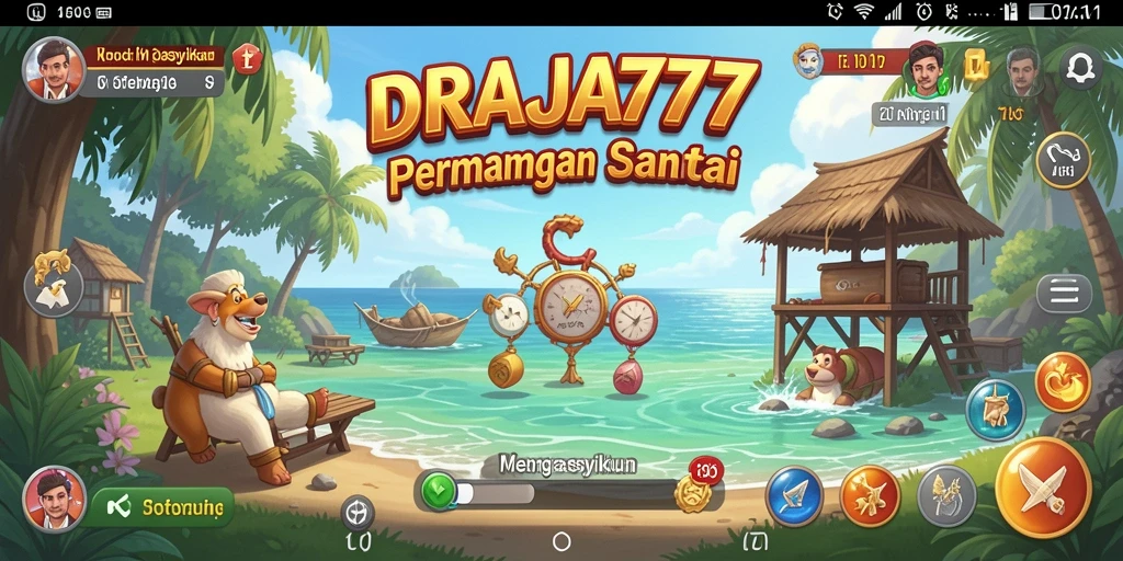Tampilan gameplay <strong>DRAJA777</strong> yang mengasyikkan dan penuh warna.