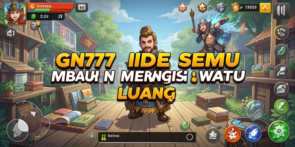 Tampilan gameplay GN777 yang menarik dalam kategori game Idle.