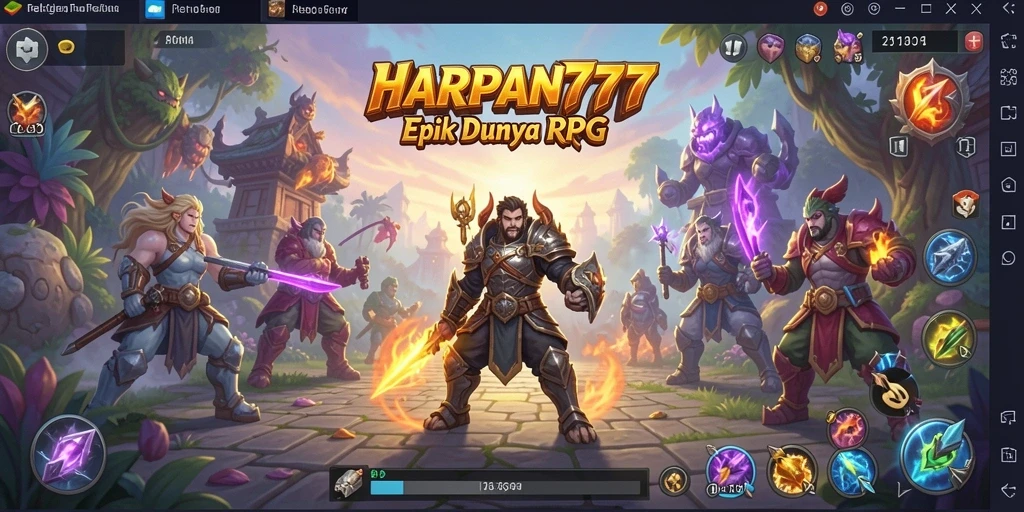 Tampilan screenshot <strong>HARAPAN777</strong> menunjukkan aksi pertarungan yang seru di dunia RPG.