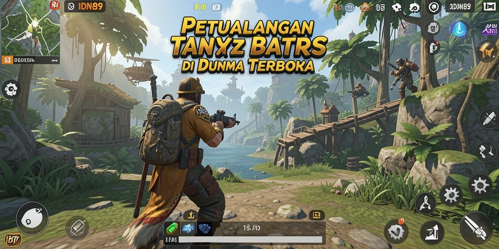 Gameplay IDN89 menampilkan eksplorasi dunia terbuka yang mendebarkan.
