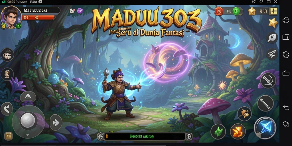 Tampilan gameplay petualangan yang menakjubkan di MADU303.