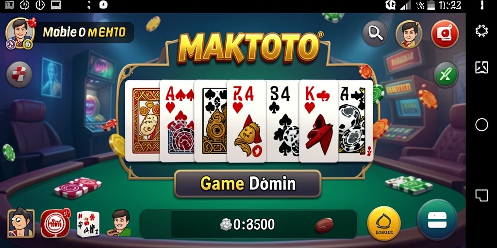 Tampilan gameplay MAKTOTO yang menarik dan interaktif.