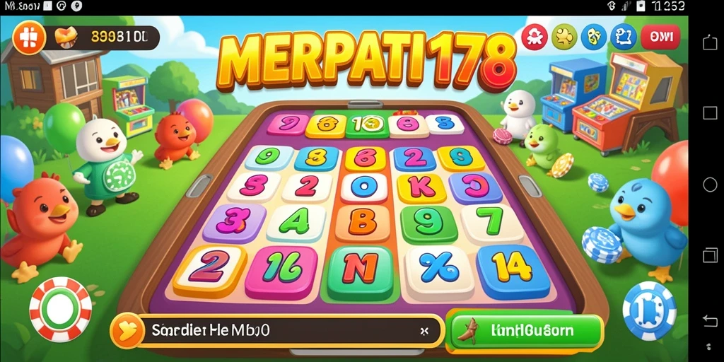 Screenshot utama MERPATI178 menampilkan gameplay Bingo yang menarik.