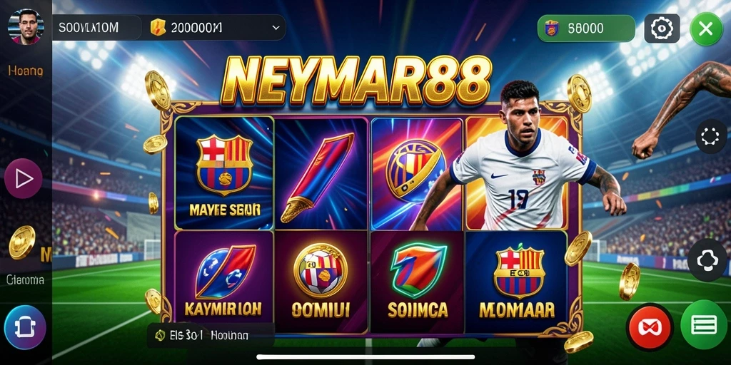 Tampilan gameplay menarik dari NEYMAR88 yang memikat pemain.