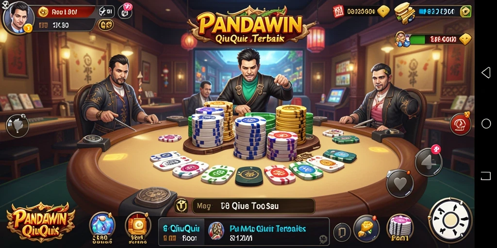 Tampilan gameplay QiuQiu di PANDAWIN yang seru dan interaktif.