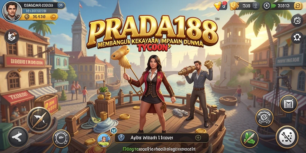 Tampilan menarik dalam gameplay Tycoon PRADA188 yang seru dan kompetitif.