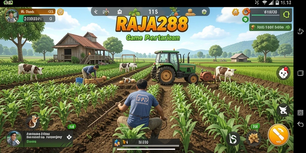Gameplay seru dalam RAJA288 dengan bertani dan merawat hewan.
