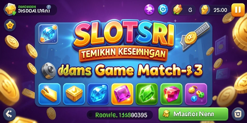Tampilan gameplay SLOTSRI yang seru dan penuh warna.