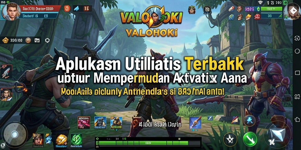 Screenshot tampilan utama VALOHOKI yang menampilkan kemudahan navigasi aplikasi.